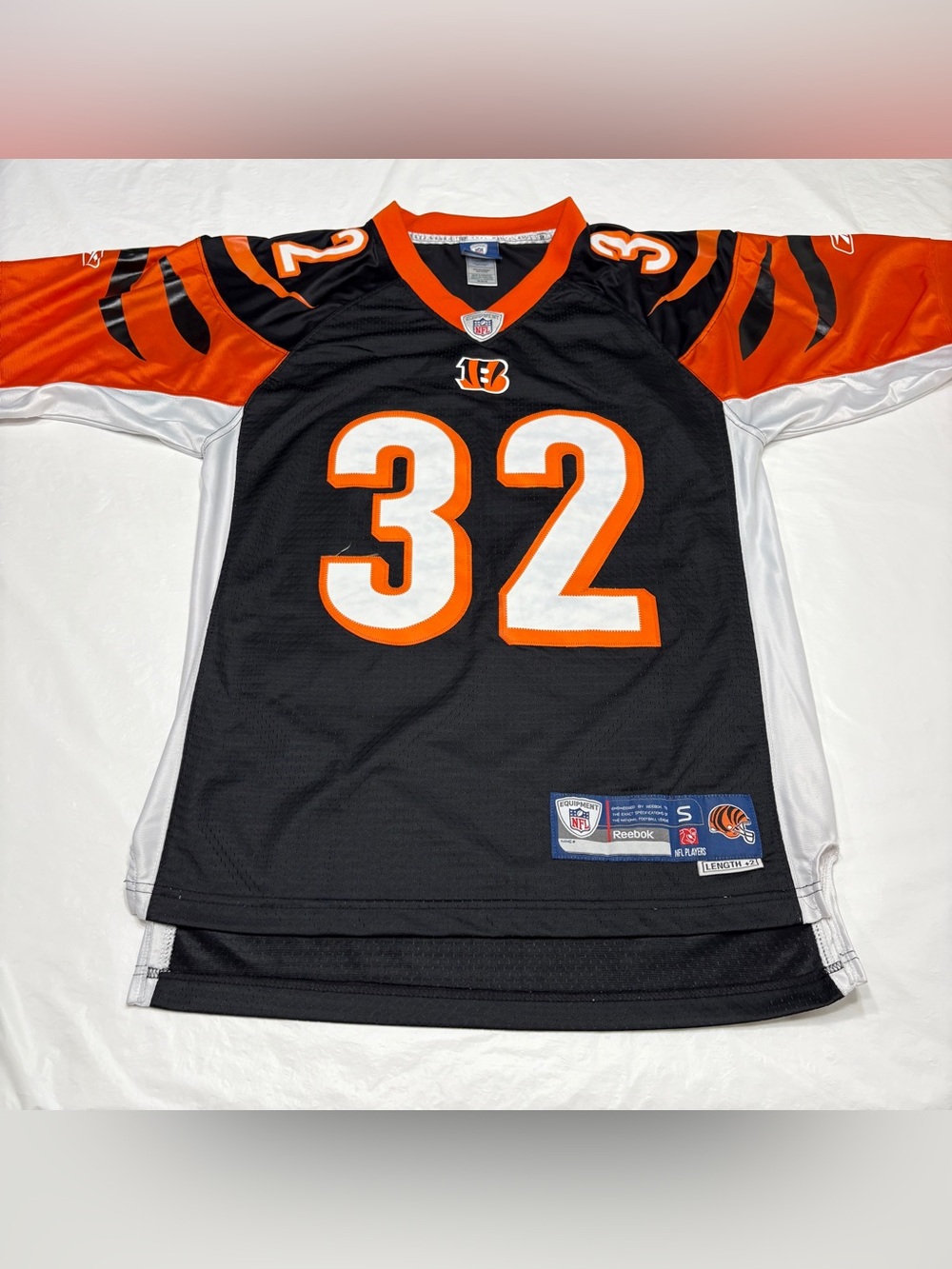Reebok Cincinnati Bengals NFL Cedric Benson #32 Jersey Men’s Size Small